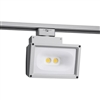 Juno Track Lighting T258L-3K-SL Wall Wash Flood 30W LED 2633 Lumens, 3000K Color Temperature, 80 CRI, Silver Finish