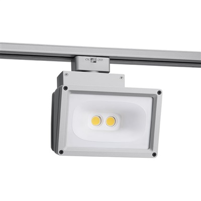 Juno Track Lighting T259L G2 30K 90CRI PDIM SL 41W LED Wall Wash Flood, 120V, Generation 2, 3000K Color Temperature, 90 CRI, Phase DimmableSilver Finish