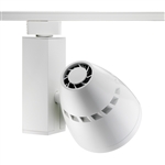 Juno Track Lighting T267L-27K-F-WH Conix II 64W Non Dimmable 80 CRI LED Track Fixture 2700K, Flood, White Finish