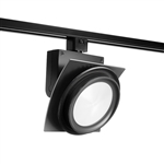 Juno Track Lighting T275L27KNBL Trac Master Arc XL 26W LED, 2700K Color Temperature, 80 CRI, Narrow Flood, No Louver, Black Finish