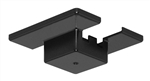 Juno Track Lighting T29BL (T29 BL) 1-Circuit Trac Master Floating Electrical Feed, Black Color