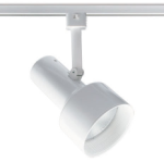 Juno Track Lighting T305W-WH (T305 WHB WH) Step Cylinder - Line Voltage 75W BR30/PAR30, White Baffle, White Color