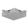 Juno Track Lighting T35SL (T35 SL) 1-Circuit Trac Master T-Bar Adjustable Joiner Feed, Silver Color