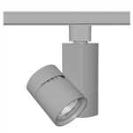 Juno Track Lighting T382L-G2-27SSL 19W Vertical Cylinder LED, 2700K Color Temperature, 80 CRI, Spot Beam Spread, Silver Finish