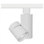 Juno Track Lighting T382L-G2-3HCSWH 19W Vertical Cylinder LED, 3000K Color Temperature, 90 CRI, Spot Beam Spread, White Finish