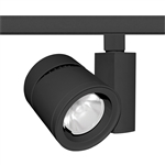 Juno Track Lighting T385L-27SBL 39W Vertical Cylinder LED, 2700K Color Temperature, 80 CRI, Spot Beam Spread, Black Finish