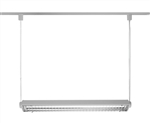 Juno Track Lighting T5C32SL (T5C 3FT SL) T5HO Suspended Cable Mount 2-Lamp Fluorescent Wall Washer 39W, Silver Color