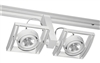 Juno Track Lighting T814WH Framed Duo - Low Voltage 50W MR16, White Color