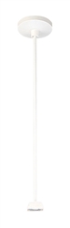 Juno Track Lighting T90-36-WH (T90 36IN WH) 36" T-Bar Ceiling Pendant Stem Kit, White Color