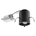 Juno Recessed Lighting TC4RAL-27K-F-L 4" Adjustable LED Non-IC Type Remodel Housing 700 Lumens, 2700K Color Temperature, Flood Beam, Lutron Hi-Lume 3-Wire Dimming EcoSystem Compatible Driver