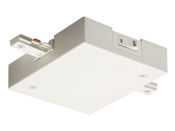 Juno Track Lighting TCLF21WH (TCLF21 WH) Trac-Master Current Limiting Feed, 1-Circuit, In-Line Feed, White Color