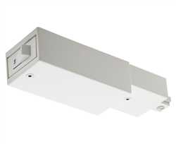 Juno Track Lighting TCLFM11WH (TCLFM11 WH) Trac-Master Current Limiting Feed, 1 Circuit, Mini End Feed, White Color