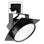 Juno HD Commercial Track Lighting TEK271L3KFBL (T271L TEK 30K 80CRI PDIM FL BL) 13W Arc LED, 3000K Color Temperature,  85 CRI, Flood Beam, Black Finish