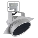 Juno HD Commercial Track Lighting TEK275L3KNHCLSL (T275L TEK 30K 80CRI PDIM NFL SL THCL2SL) 26W Arc XL LED, 3000 Color Temperature, 80 CRI, Narrow Flood Beam, with Hexcell Louver, Silver Finish