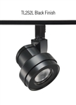 Juno Track Lighting TL252L-27HC-N-BL Cylindra 13W Dimmable LED Trac 12 Track Fixture 2700K, Narrow Flood, Black Finish