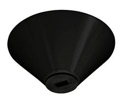 Juno Track Lighting TL541BL Conical Monopoint with Integral Transformer Black Color