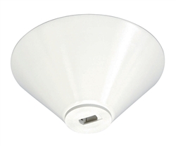 Juno Track Lighting TL541U-WH (TL541 LED WH) Conical Monopoint with Integral Transformer Compatible with LED and Halogen Fixtures, White Color