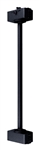 Juno Track Lighting TW12WA-BL (TEW 12IN BL WA) 12" Line Voltage Extension Wand for Fixture with Wide Adapter, Black Color