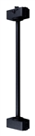 Juno Track Lighting TW24WA-BL (TEW 24IN BL WA) 24" Line Voltage Extension Wand for Fixture with Wide Adapter, Black Color