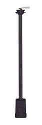 Juno Track Lighting TWL36BL (TWL12 36IN BL) 36" Low Voltage Extension Wand Black Color