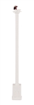Juno Track Lighting TWLED-18-WH (TWLED 18IN WH) 18" Low Voltage Extension Wand for T252L Fixture, White Color