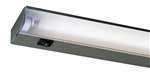 Juno Undercabinet Lighting UFL34 SL 34" 21W T5 HE Lamp, 3000K Fluorescent Undercabinet Fixture, Silver Finish