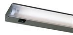 Juno Undercabinet Lighting UFL12-SL (UFL12 SL) 12" 8W T5 Lamp, 3000K Fluorescent Undercabinet Fixture, Silver Finish