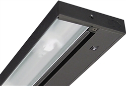 Juno Undercabinet Lighting UPF22-NS-BL 22" 15.3W T5 Lamp, 3000K Pro Fluorescent Undercabinet Fixture, No Rocker Switch, Black Finish