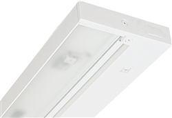 Juno Undercabinet Lighting UPF22-OC-WH 22" 15.3W T5 Lamp, 3000K Pro Fluorescent Undercabinet Fixture, Occupancy Sensor with Switch, White Finish