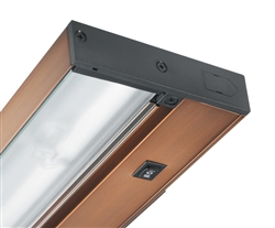 Juno Undercabinet Lighting UPF34-BZ 34" 21W T5 HE Lamp, 3000K Pro Fluorescent Undercabinet Fixture, Bronze Finish