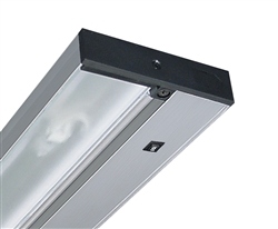 Juno Undercabinet Lighting UPF46-SL 46" 28W T5 HE Lamp, 3000K Pro Fluorescent Undercabinet Fixture, Silver Finish