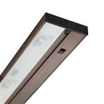 Juno Under Cabinet Lighting Led UPLED14 30K 80CRI BZ NS 14" Pro Dimmable Fixture, 5.6 Watts, 299 Lumens, No Rocker Switch, Bronze Finish