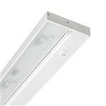 Juno Under Cabinet Lighting Led UPLED22 30K 80CRI WH 6CP NS 22" Pro Dimmable Fixture, 8.1 Watts, 454 Lumens, No Rocker Switch, with Portable 6" Cord and Plug, White Finish