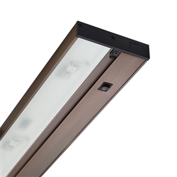 Juno Under Cabinet Lighting LED UPLED30 30K 90CRI BZ 30" 8-Lamp Pro Dimmable Fixture, 10.7 Watts, 601 Lumens, Bronze Finish