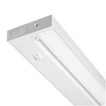 Juno Undercabinet Lighting UPS09-930-WH 9" Dimmable Pro-Series SoftTask LED, 3000K, Includes On/Off Rocker Switch, Direct Wire, Designer White Finish