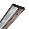 Juno Undercabinet Lighting UPX322 BZ 22" 60W 12V Low Voltage 3-Lamps Xenon Bi-Pin Lamp, Pro Xenon Undercabinet Fixture, Bronze Finish