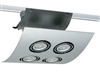 Juno Track Lighting X16404-SL Airfoil Trim for XT16404, XT16404-20H and XT16404-39H, Silver Color