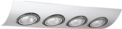 Juno Track Lighting X30401SL Airfoil Trim for XT30401, Silver Color