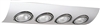 Juno Track Lighting X30401WH Airfoil Trim for XT30401, White Color