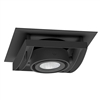Juno Recessed Lighting XR16101BL 4" Low Voltage AVIO Square Gimbal Ring Trim, Black Trim
