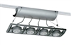 Juno Track Lighting XT16401-20H-SL AVIO Four Lamp - HID Metal Halide 20W CMH MR16 GX10 Linear Unit, Silver Color