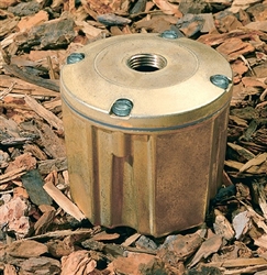 Kim Lighting JB1/GR-P Architectural Junction Box Die-Cast, Low Copper Aluminum with 1/2" NPSM Fixture Mount, Gray Finish