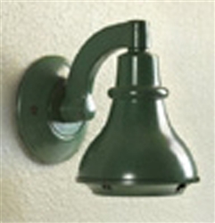 Kim Lighting KLV50GR 12 Volt Die-Cast Aluminum, 50W MR16 Halogen Landscape Path Bell Light, Verde Green Finish