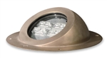 Kim Lighting LTV82EBNF12L5KUVPL Landscape In-Grade Light vault 8 Eye Ball, 10-3/8" Diameter, Narrow Flood Distribution, 12 LEDs, 5000K, Prismatic Lens