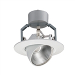 Lithonia 4iGMW LED 27K 90CRI M6 610 Lumens 4 inch LED iGimbal Downlight, 10 Watts, 2700K, 92 CRI, Matte White, 50 Watts Equal