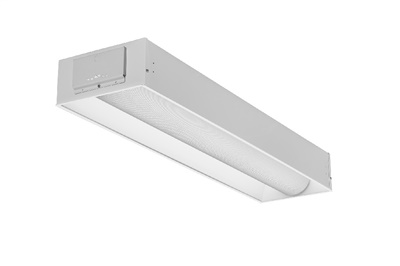 Lithonia AVL4 25L MDR GZ10 LP830 Avante LED Direct/ Indirect Troffer, Grid Trim, 2500 Lumens, Metal Diffuser, Round Holes, Dims to 10%, 3000K