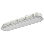 Lithonia DMW2 L24 3000LM AFL MD MVOLT GZ1 40K 80CRI 3651 Lumens 2ft LED Vapor Tight Fixture 27 Watts 4000K Frosted Lens IP65 IP66 Wet Location