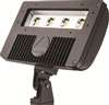 Lithonia DSXF2 LED P1 30K NSP MVOLT THK DDBXD 54W D-Series Size 2 LED Floodlight, P1 Performance Package, 3000K Color Temperature, Narrow Spot Distribution, 120-227V, Knuckle With 1/2" NPS Threaded Pipe, Dark Bronze Finish