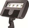 Lithonia DSXF2 LED P1 30K NSP 277 THK DDBXD 54W D-Series Size 2 LED Floodlight, P1 Performance Package, 3000K Color Temperature, Narrow Spot Distribution, 277V, Knuckle With 1/2" NPS Threaded Pipe, Dark Bronze Finish