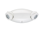 Lithonia ELM4L LED Emergency Light White Thermoplastic 2 Adjustable Lamp Heads 6.6 Watts Battery Backup